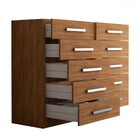 Cômoda 10 Gavetas Torres Cinamomo - Pnr Móveis