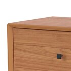 Cômoda 110cm Chanfrada 03 Gavetas Nature  Freijó