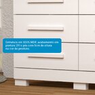 Cômoda 111,60cm 8 Gavetas 100% Mdf Lantana Espresso Móveis Br