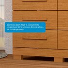 Cômoda 111,60cm 8 Gavetas 100% Mdf Lantana Espresso Móveis Ci