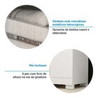 Cômoda 120cm 2 Portas 5 Gavetas 100% Mdf Coleus Espresso Móve