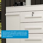 Cômoda 120cm 2 Portas 5 Gavetas 100% Mdf Coleus Espresso Móve