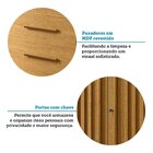 Cômoda 136cm 2 Portas E 5 Gavetas Com Sapateira 100% Mdf Gérb