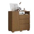 Cômoda 1 Porta 3 Gavetas Com Nicho Atacama