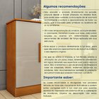 Cômoda 1 Porta 4 Gavetas 104cm Chicago