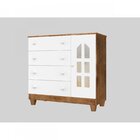 Cômoda 1 Porta 4 Gavetas 69,8cm Requinte J&a Móveis Demolição