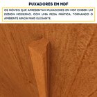 Cômoda 1 Porta 4 Gavetas Com Pés 104cm Chicago Cinamomo