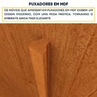 Cômoda 1 Porta 4 Gavetas Com Pés 104cm Chicago Cinamomo