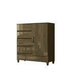 Cômoda 1 Porta 4 Gavetas Com Pés Jequitiba