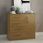 Cômoda 1 Porta 4 Gavetas Genebra Conquista Móveis