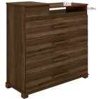 Cômoda 1 Porta 4 Gavetas Munique Albatroz