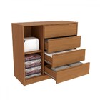 Cômoda 1 Porta 4 Gavetas R260 Canela - Kappesberg