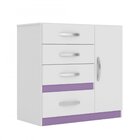 Cômoda 1 Porta 4 Gavetas Vênus Moval