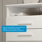 Cômoda 1 Porta 5 Gavetas 100% Mdf 95cm Nemésia Espresso Móvei