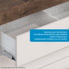 Cômoda 1 Porta 5 Gavetas 100% Mdf Miosótis 120cm Espresso Móv