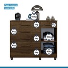 Cômoda 1 Porta 6 Gavetas Milão  Benetil Imbuia