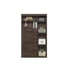 Cômoda 1 Porta 6 Gavetas Russell Ébano