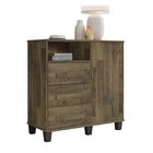 Cômoda 1 Porta E 3 Gavetas Imola Rv Móveis Amadeirado
