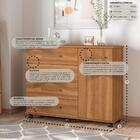 Cômoda 1 Porta E 4 Gavetas Com Rodízios Multimóveis Cr40114