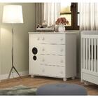 Cômoda 1 Porta E 4 Gavetas Pimpolho Multimóveis Branca