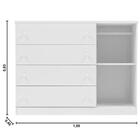 Cômoda 1 Porta E Berço 2 Em 1 Isa