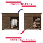 Cômoda 2 Porta 6 Gavetas Montagem Interna Flex Milão Imop Móv