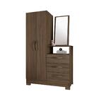 Cômoda 2 Portas 3 Gavetas Espelho Nt5165 Notável Móveis