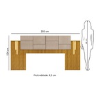 Cômoda 2 Portas 4 Gavetas 1 20x0 98 Bath - Malbec - Édecasamó