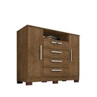 Cômoda 2 Portas 4 Gavetas 1 20x0 98 Bath - Malbec - Édecasamó