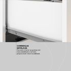 Cômoda 2 Portas 4 Gavetas Áurea Demobile