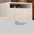 Cômoda 2 Portas 4 Gavetas Áurea Demobile