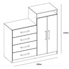 Cômoda 2 Portas 4 Gavetas Áurea Demobile