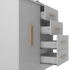 Cômoda 2 Portas 4 Gavetas Bariloche Yescasa Branco