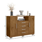 Cômoda 2 Portas 4 Gavetas Co8020 Araplac