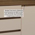 Cômoda 2 Portas 4 Gavetas Com Sapateira 123cm Uni Luciane Móv