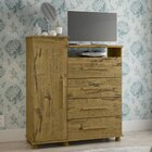 Cômoda 2 Portas 4 Gavetas Juma New Patrimar