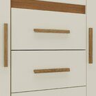 Cômoda 2 Portas 4 Gavetas Kyra Premium Cinamomo/off White