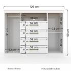 Cômoda 2 Portas 4 Gavetas Master Branco - Santos Andirá