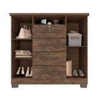 Cômoda 2 Portas 4 Gavetas Versales Imop Móveis Wengue Naturale
