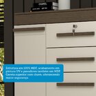 Cômoda 2 Portas 5 Gavetas 100% Mdf Coleus Espresso Móveis Caf