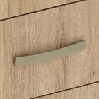 Cômoda 2 Portas 5 Gavetas Com Cabideiro E Pés Chicago Mel