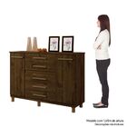 Comoda 2 Portas 5 Gavetas Com Chave Hawai Mobycasa Moveis Ipe