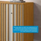 Cômoda 2 Portas 5 Gavetas Com Sapateira Mdf 136cm Gérbera Esp