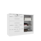 Cômoda 2 Portas 5 Gavetas - Istambul-neve - Tcil Móveis