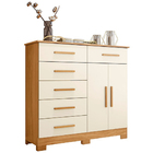 Cômoda 2 Portas 6 Gavetas New Xangai - Albatroz Móveis - Carv