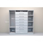 Cômoda 2 Portas 7 Gavetas Mega J&a Móveis Branco