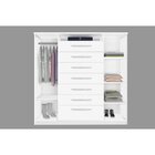 Cômoda 2 Portas 7 Gavetas Mega J&a Móveis Branco