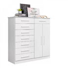 Cômoda 2 Portas 8 Gavetas New Verona - Albatroz Móveis - Bran