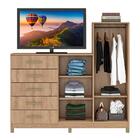 Comoda 2 Portas Com Cabideiro Co170 Fell