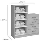 Cômoda 2 Portas E 4 Gavetas Luna-castro - Freijo